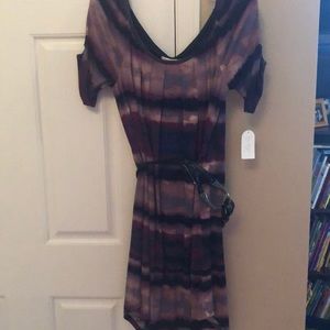 Jessica Simpson short sleeve belted dress size 4